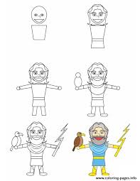 We also have a variety of clipart, drawings, line art and all can be printed for free. How To Draw Zeus Coloring Pages Printable
