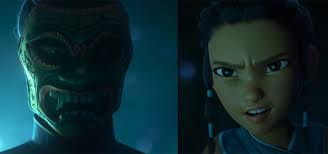 The animated movie is about a young woman named raya (voiced by kelly marie tran, or kmt) on a quest to find the last dragon in order to unite a people. Watch The First Trailer For Disney S Raya And The Last Dragon