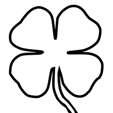 Disegno Di Il Quadrifoglio Da Colorare Per Bambini Disegnidacolorareonline Com Quadrifoglio Stencil Gratuiti Disegni Da Colorare