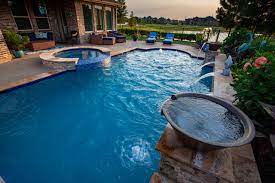 Maybe you would like to learn more about one of these? Pool Spa Combo Cypress Tx Contemporary Swimming Pool Hot Tub Houston By Richard S Total Backyard Solutions Houzz Uk