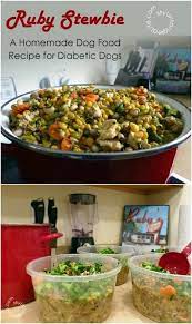 It is also a great way of involving your family members in the management of your canine. 25 Lip Smacking Homemade Healthy Dog Food Recipes Your Pooch Will Love Healthy Dog Food Recipes Dog Food Recipes Diabetic Dog Food