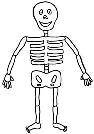 These coloring pages feature funny skeleton pictures such as a skeleton cut out to make decorations from, skeleton pirate, dancing skeleton and skeletons for halloween. Skeleton Coloring Pages For Kids Coloring Home