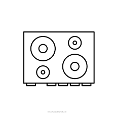 Today we will be coloring this cute stove below, grab your coloring pencils, and let's add some colors and have a blast. Stove Coloring Page Ultra Coloring Pages