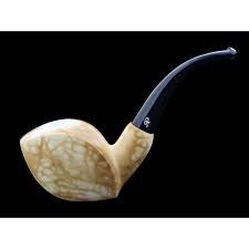 | apple smooth half bent meerschaum pipe, block meerschaum, unsmoked pipe. Vintage 3 Meerschaum Pipe Made In Turkey La Pipe Rit