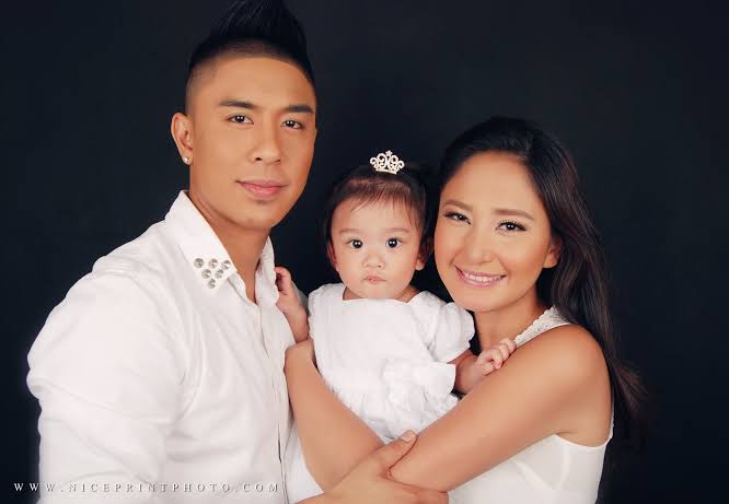 Nice - Singer Kris Lawrence & Actress Katrina Halili with only daughter  Katrence <3 Pre bday shoot @ Nice Print Sm megamall studio :) | Facebook