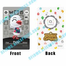 Peppy villagers (also called 元気 genki, or アタイ atai) (sometimes called perky or bubbly) are female characters in the animal crossing series. W04 Piper Custom Made Animal Crossing Welcome Nfc Cards Acnh Access Control Cards Aliexpress