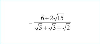 Setelah itu, pilih kpk terkecil. Soal Rasional Pecahan Dengan Penyebut Terdiri Dari Tiga Buah Akar Solusi Matematika