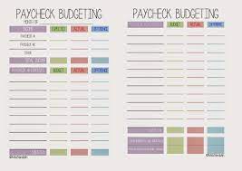 Paycheck Budgeting Printable Paycheck Budget Weekly Budget Printable Budget Printables