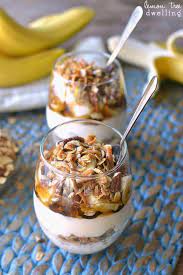 Banana Maple Yogurt Parfait Recipe Tasty Yogurt Healthy Yogurt Parfait Yogurt And Granola
