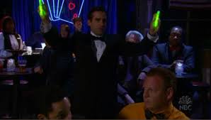 Casino Night Dunderpedia The Office Wiki Fandom She was wearing a stunning purple cocktail dress.