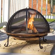 Round fire pit lid 18 to 50 diameter. Hamptons Buzaar 36 Inch Round Fire Pit Spark Screen Fire Pit Covers Patio Lawn Garden