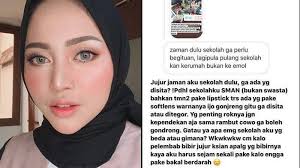 Ku pkir dh hijrah dh jd laki lbh baik smnjak sma rachel. Rachel Vennya Viralkan Tingkah Osis Razia Produk Skincare Siswa Tak Setuju Kesehatan Kulit Hancur Tribunnews Com Mobile