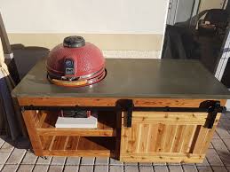 Pin By Chamath Guneratne On Bge Table Kamado Grill Table Grill Table Kamado Grill