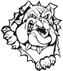 Black And White Bulldog Clipart Bulldog Photo By Underwood57 Photobucket Bulldog Art Bulldog Artwork Bulldog Clipart
