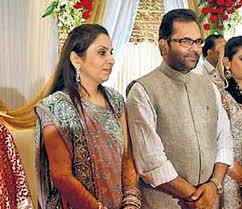 mukhtar abbas naqvi and seema naqvi love story