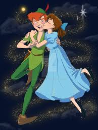 Thimble Wendy And Peter Pan By Https Www Deviantart Com Savaemaz On Deviantart Peter Pan Disney Wendy Peter Pan Disney Drawings