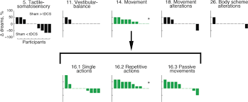 Here you spend at least one third of your life, relaxing, sleeping, and dreaming. Modulating Dream Experience Noninvasive Brain Stimulation Over The Sensorimotor Cortex Reduces Dream Movement Scientific Reports