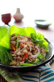 Pork Larb Lettuce Wrap Recipe On Yummly Yummly Recipe Pork Recipes Larb Recipe Pork Larb
