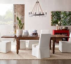 Going beyond the conventional décor style, old wine barrels that are otherwise rolled down inside the basement den can end up donning the role of a vintage coffee, side, dining, or end table. Napa Wine Barrel Chandelier Pottery Barn
