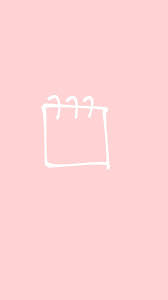 Light Pink Calendar App Icon Pink Calendar Calendar App App Icon
