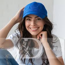 Otto Ball Cap Mockup for Baseball Caps Royal Baseball Cap Mockup Royal Ball  Cap Mockups Mocks for Hats, Low Profile Cap Mockups Women's Hats