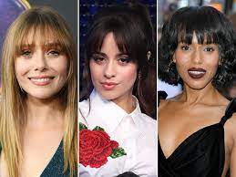 Longer bangs reaching right below eyebrows contribute to the overall vibe this beautiful short bob hairstyle with bangs is sending. Hairstyles With Bangs A Guide To Every Type Of Bang From Blunt To Curtain Bangs Instyle