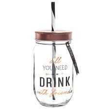 4 Bocaux Avec Paille Support Metal Drink Copos Tumbler Garrafas De Agua Canecas