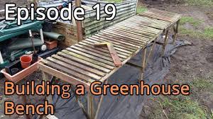 I show you how to build a simple table for the greenhouse. Episode 19 Building A Greenhouse Bench Youtube