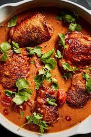 One Pot Braised Chicken With Coconut Milk Tomato And Ginger Recipe Recipe Ginger Recipes Nyt Cooking Braised Chicken