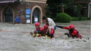 Many parts of china have been suffering from severe flooding over the past few weeks, estimated to be worst to affect the country since 1998. China Floods Wreak Havoc Block Roads And Railways More Rain Due