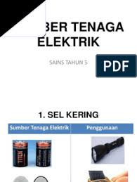 Soalan sains tahun 5 elektrik meteran b. Sumber Tenaga Elektrik
