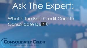 Credit card debt, personal loans, medical bills, payday loans What Is The Best Credit Card To Consolidate Debt Consolidated Credit