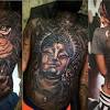 Neck tattoos used to show who was an outlaw and what type of gang he or she was in. 1