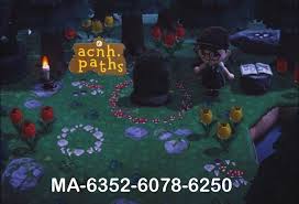Animal Crossing Patterns On Instagram Make A Mystical Forest On Your Island With These Mushroom Paths Animal Crossing Fairy Circle Animal Crossing Qr