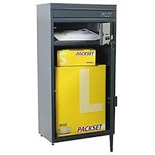 Safepost 65 Paketbriefkasten Anthrazitgrau Mit Paketfach Standbriefkasten Briefkasten Paketbriefkasten Paketkasten Briefkasten