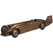 Kingsburry Tin Plate Golden Arrow Toy Racing Car 1929 Toy Car Vintage Toys Tin Toys