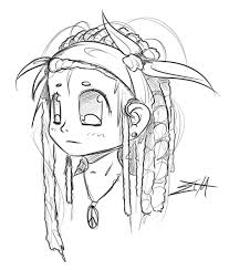 Dreadlocks Girl Sketch Girl Sketch Art Sketches Sketches 10 strands/pack or 20 strands/pack. girl sketch art sketches