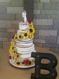 Well Known Suggested Wedding Decorations And Flowers Click Now Sunflower Wedding Cake Sunflower Themed Wedding Wedding Cake Roses