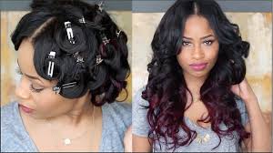 And not at all like shirley temple. How To Pin Curl That Hair Curls For Long Hair Pin Curls Long Hair Curled Hairstyles