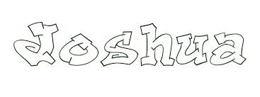Of the 12, only joshua and caleb reported that god could lead his people to conquer and settle the land. Coloring Page First Name Joshua