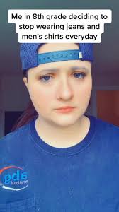 Related hard to @sara_lizzz’s TikTok and had to recreate my own😂 #tomboy  #middleschool #transformation #spongebob #sandycheeks #foryou #fyp #fypシ #fy