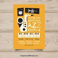 We encourage you to create a free account and login. Free Vector Jazz Music Poster Template