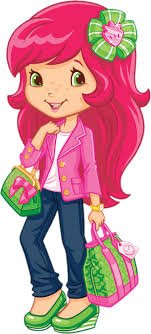 Strawberry Shortcake Ready To Go Shopping With Her Purses En 2020 Personajes De Strawberry Shortcake Imagenes De Frutillita Pastel De Fresas