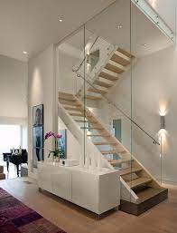 20 Glass Staircase Wall Designs With A Graceful Impact On The Overall Decor Staircase Design Stairs Design Contemporary Staircase