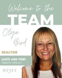 Meet Olga Bird, Your New Avenue Realty Team Member