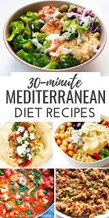 30 Mediterranean Diet Recipes That Take 30 Minutes Or Less Beauty Bites Easy Mediterranean Diet Recipes Mediterranean Diet Recipes Mediterranean Diet Food List