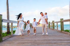 Family beach outfits for dad. Wearing All White For Beach Photos In The Bahamas Local Lens