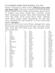 Ustadz, apakah benar kita umat islam memiliki 124.000 nabi dan rasul, bukannya 25 nabi dan rasul seperti yang kita ketahui selama ini? 313 Nama Nama Nabi Dan Rasul Apa Bagaimana