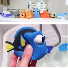 Free shipping on orders over $25 shipped by amazon. Baby Bath Toys Finding Nemo Dory Float Spray Water Squeeze Toys Soft Rubber Bathroom Play Animals Children Bath Clownfish Toy Kid Toy Play