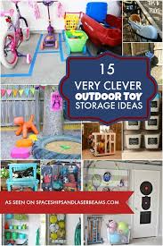 15 Very Clever Outdoor Toy Storage Ideas Outdoor Toy Storage Pool Toy Storage Toy Storage